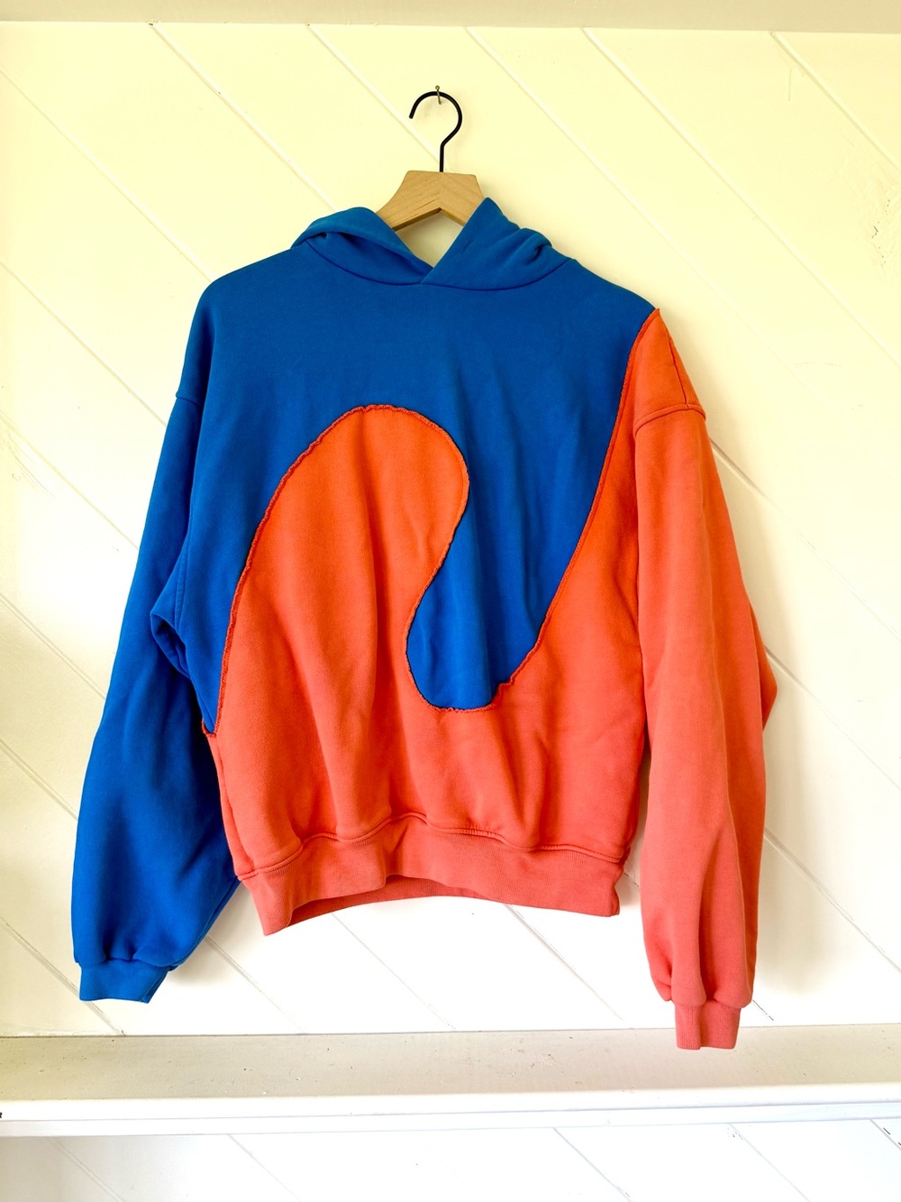 ERL blue & orange wave hoodie - Picture 2 of 10